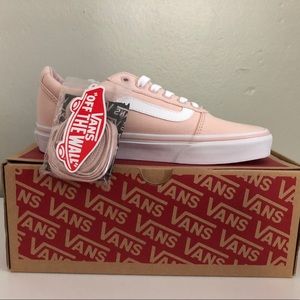 NEW Pink Canvas Vans Size 6